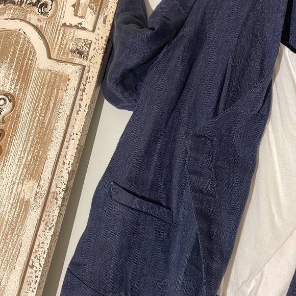 COLDWATER CREEK LINEN BLAZER - Picture 3 of 5